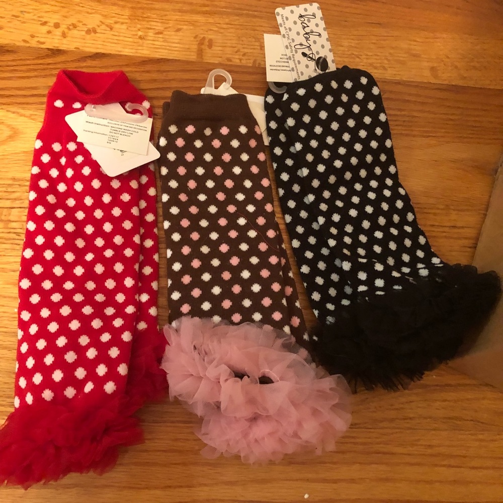 NWT Baby Leg Warmers